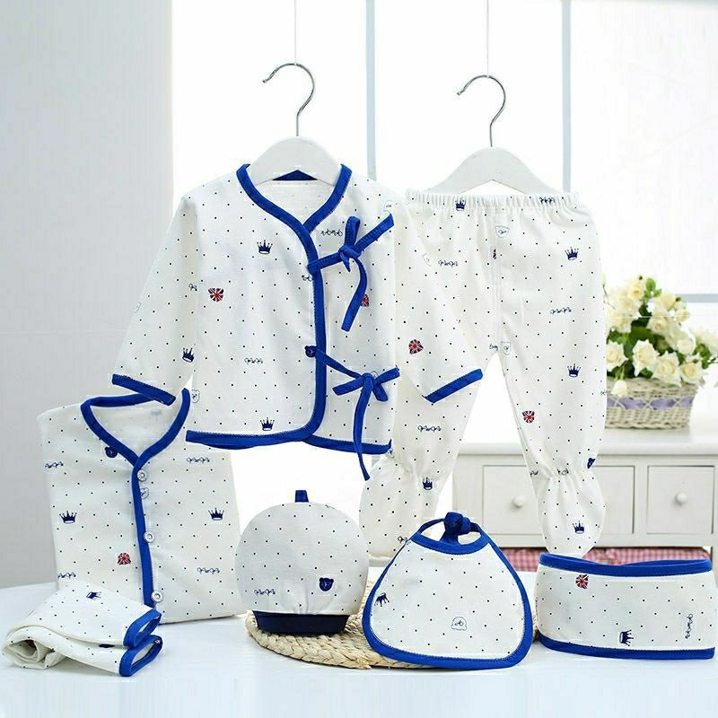 Flag Village Pure Cotton Baby Clothes Spring And Autumn Summer Children Gift Box Set