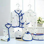 Flag Village Pure Cotton Baby Clothes Spring And Autumn Summer Children Gift Box Set