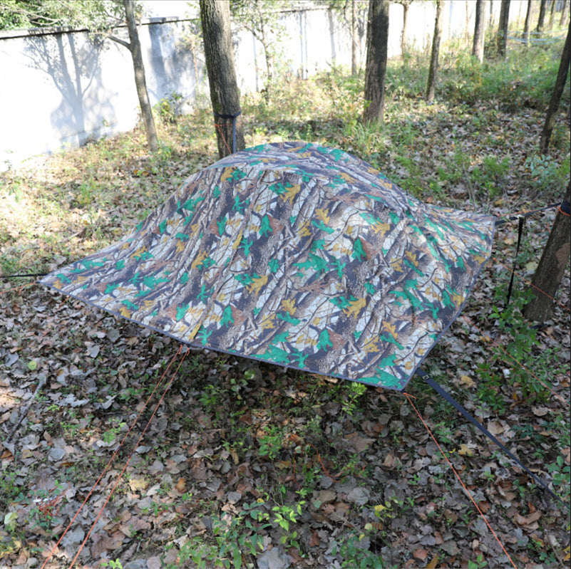 Flag Village Self-Driving Tour Camping Hammock Mosquito Net Suspended Tent Aluminum Pole Waterproof Ultralight Hanging Tree Tent