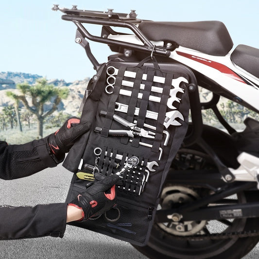 Flag Village Auto Tools Motorcycle Tools Multifunctional Bumper Pack Outdoor Motorcycle Riding Folding Bag
