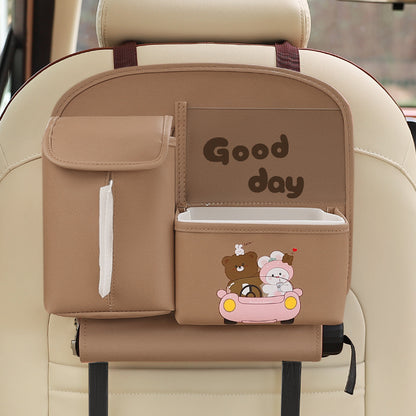 Flag Village Auto Tools Multifunctional Car Storage Bag Cute Cartoon