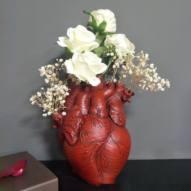 Flag Village Shape Flower Vase Nordic Style Flower Pot Art Vases Sculpture Desktop Plant Pot For Home Decor Ornament Gifts