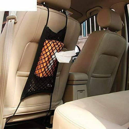 Flag Village Auto Tools Universal Car Trunk Storage Net Bag Cargo Back Seat Mesh Organizer Holder Mesh