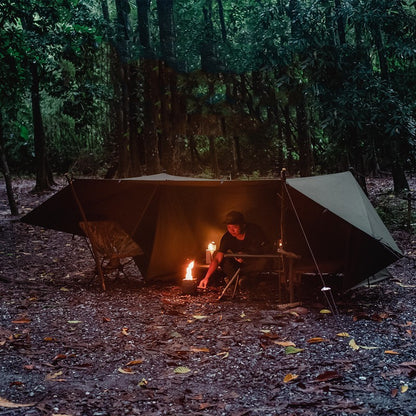 Flag Village Sunscreen And Rainproof Camping Barbecue Leisure Awning