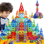 Flag Village Magnetic Building Blocks DIY Magnets Toys For Kids Designer Construction Set Gifts For Children Toys