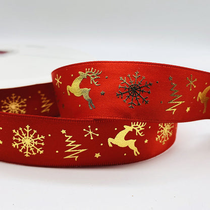 Flag Village Ribbon Gift Box Decoration Christmas Tree Decoration With Bow