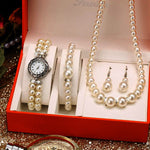 Flag Village Luxury Boutique Set Gift Box Watch Bracelet Necklace Women