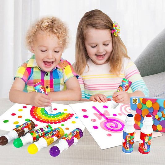 Flag Village Children's Graffiti Painting Stationery Coloring Early Education Gift Box