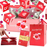 Flag Village Surprise Box Gift Box Explosion Gift Box Surprise Bounce Box Diy Folding Paper Box Money Box Birthday Christmas Anniversary Gift