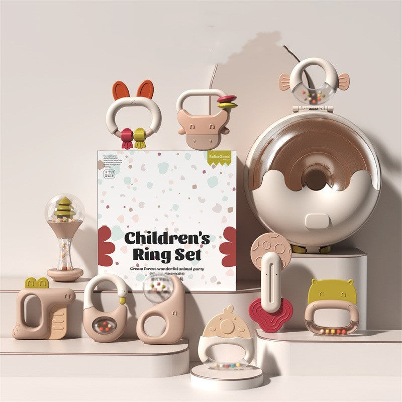 Flag Village Baby Dental Gel Gift Box Soft Gel Set Toys