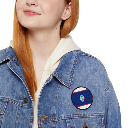 Flag Village Guam State Flag Embroidery Iron-On Patches