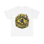 Flag Village Brazil Sporting Flag T-SHIRT Heavy Cotton Tee BRA0011