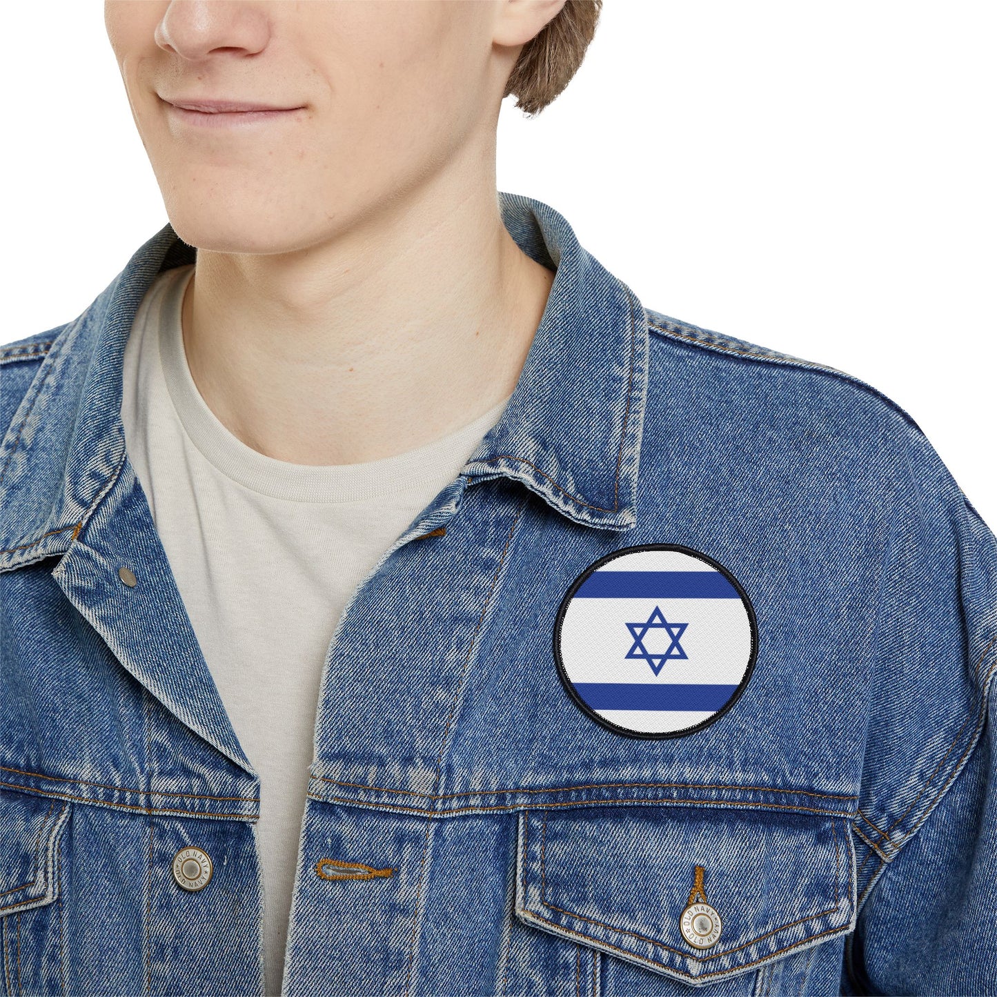 Flag Village Israel Flag Embroidery Iron-On Patches