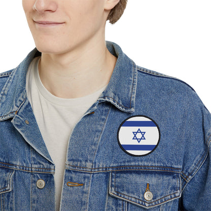 Flag Village Israel Flag Embroidery Iron-On Patches