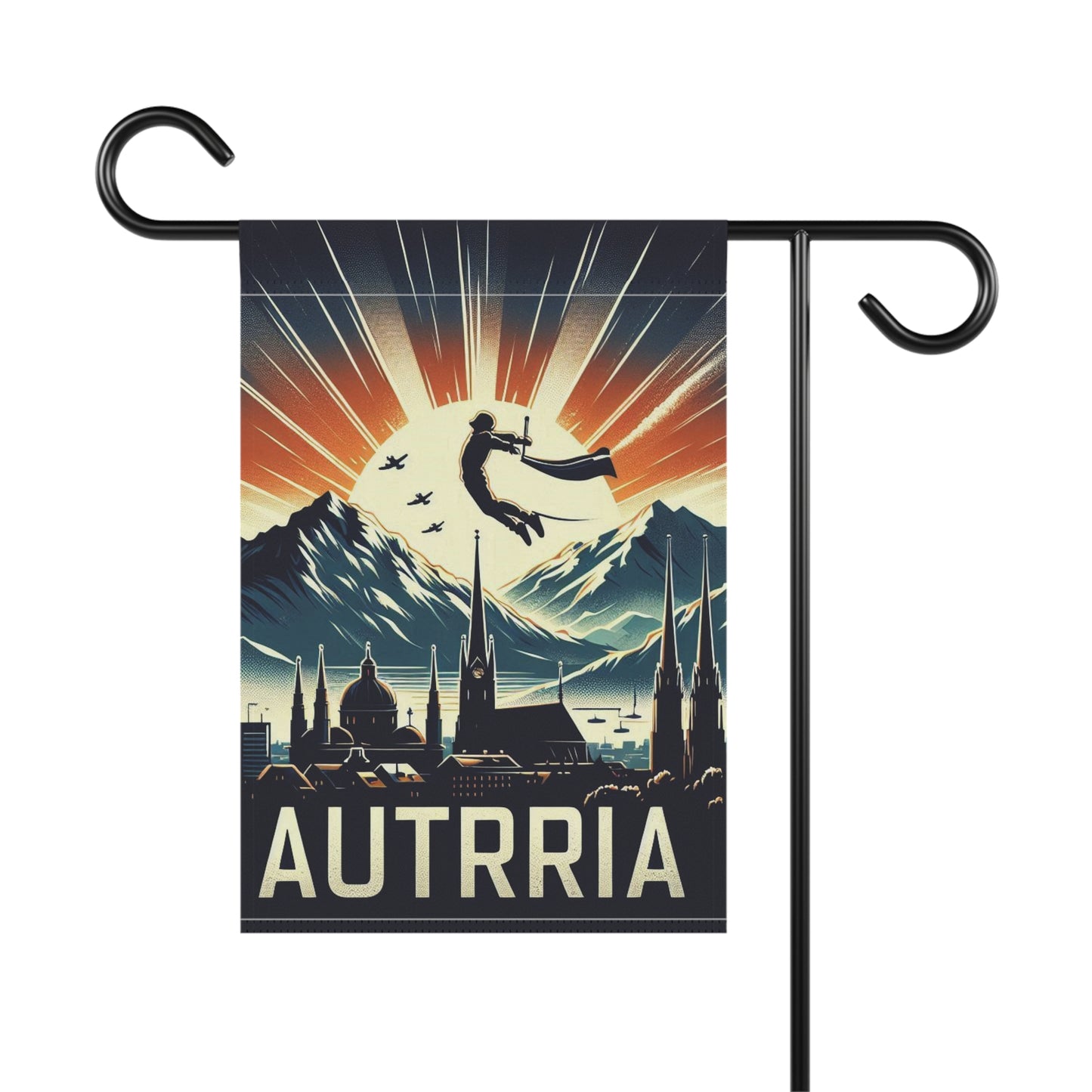 Flag Village Austria Flag Sporting Garden & House Banner AUT0003