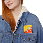 Flag Village Bhutan Flag Embroidery Iron-On Patches
