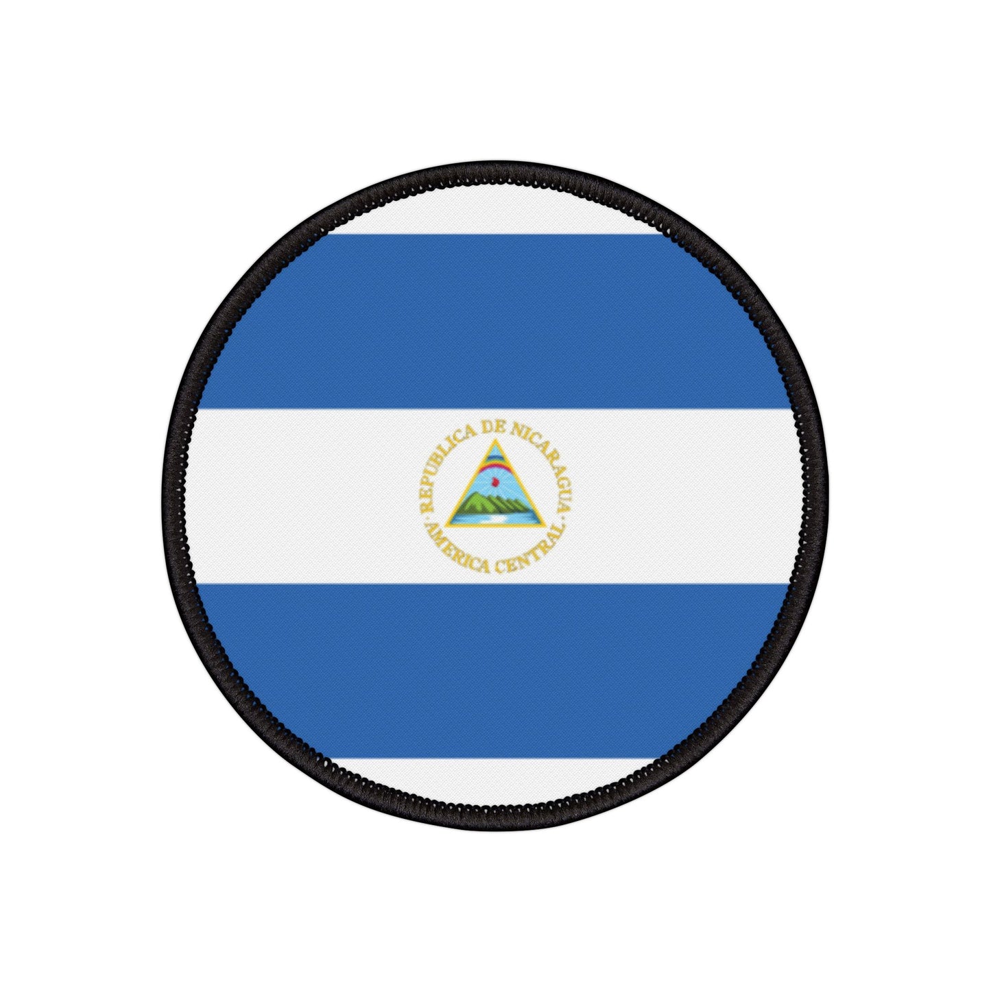 Flag Village Nicaragua Flag Embroidery Iron-On Patches