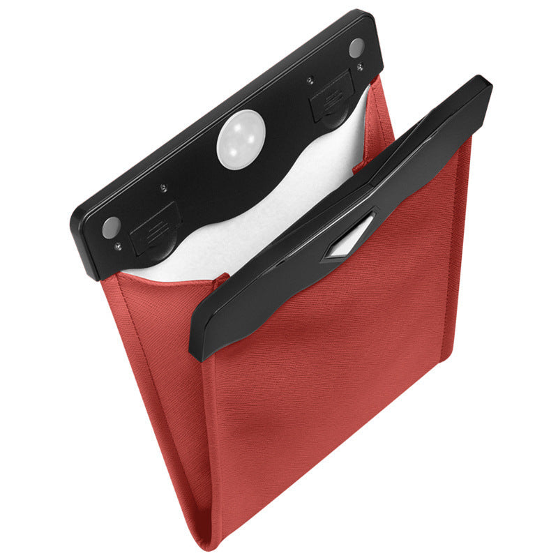 Flag Village Auto Tools LED Car Trash Can Organizer Garbage Holder Automobiles Storage Bag Accessories Auto Door Seat Back Visor Trash Bin Paper Dustbin