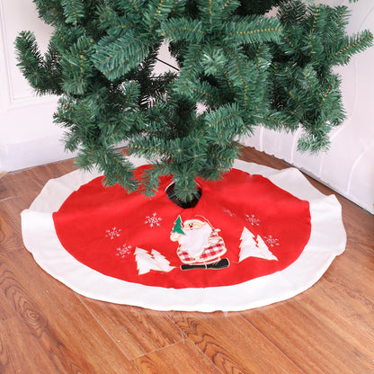 Flag Village Christmas tree skirt Christmas tree decorations Christmas gifts Christmas scene matching