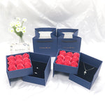 Flag Village Christmas Eternal Flower Love Rotating Gift Box