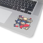 Flag Village USA TEXAS State Flag Sticker 2", 3", 4", 6" TX03