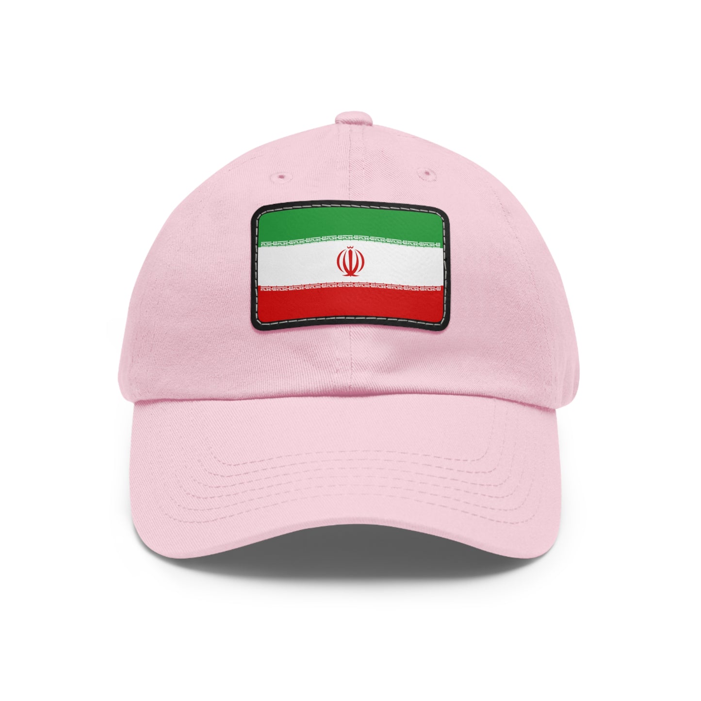 Flag Village Iran Flag Hat Cap with Leather Patch