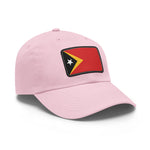 Flag Village Timor(East Timor) Flag Hat Cap with Leather Patch