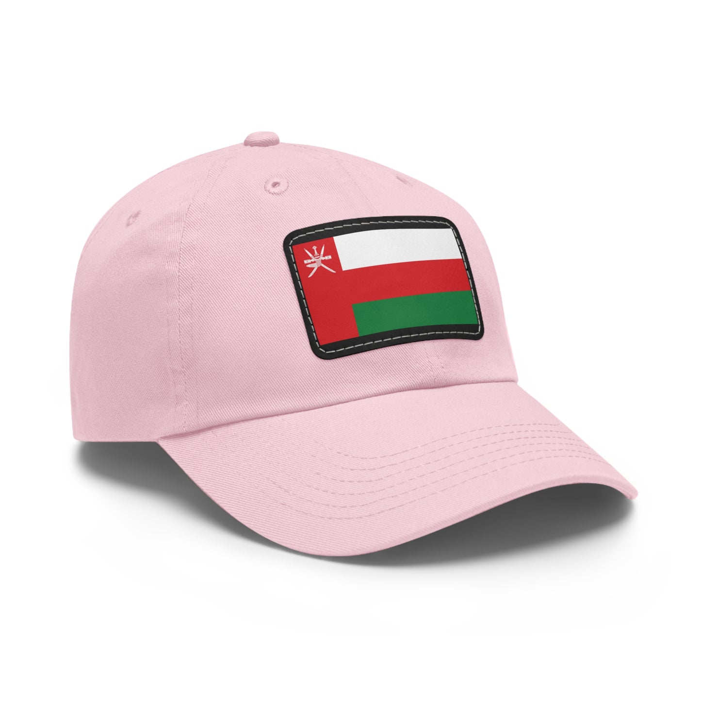 Flag Village Oman Flag Hat Cap with Leather Patch