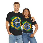 Flag Village Brazil Sporting Flag T-SHIRT Heavy Cotton Tee BRA0014