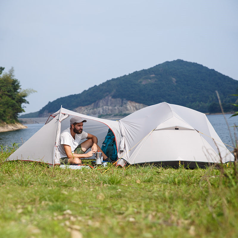 Flag Village Ultralight 20D Silicone Portable Rainproof Camping Tent