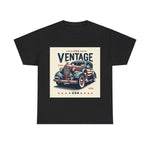 Flag Village USA Vintage Car Flag T-SHIRT Heavy Cotton Tee USA0019