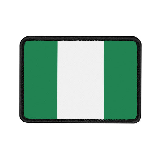 Flag Village Nigeria Flag Embroidery Iron-On Patches