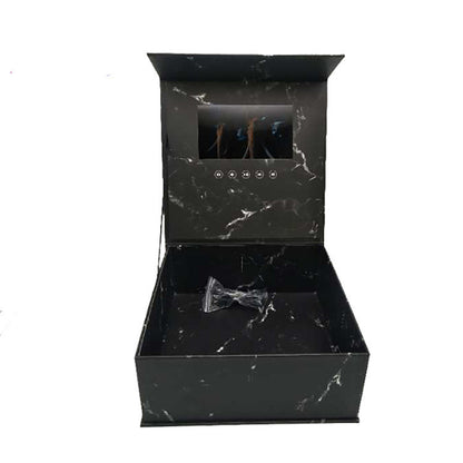 Flag Village LCD Screen Video Gift Box Rose Flower Box