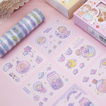 Flag Village Hand Account Sticker Tape Gift Box Set