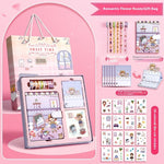Flag Village Journal Book Set Gift Box Girl Heart Cute Gift Bag