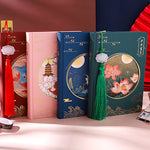 Flag Village Creative Retro Hardcover Notebook Gift Box Set