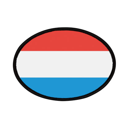 Flag Village Luxembourg Flag Embroidery Iron-On Patches