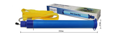 Flag Village A-type camping wild drink outdoor water purification straw