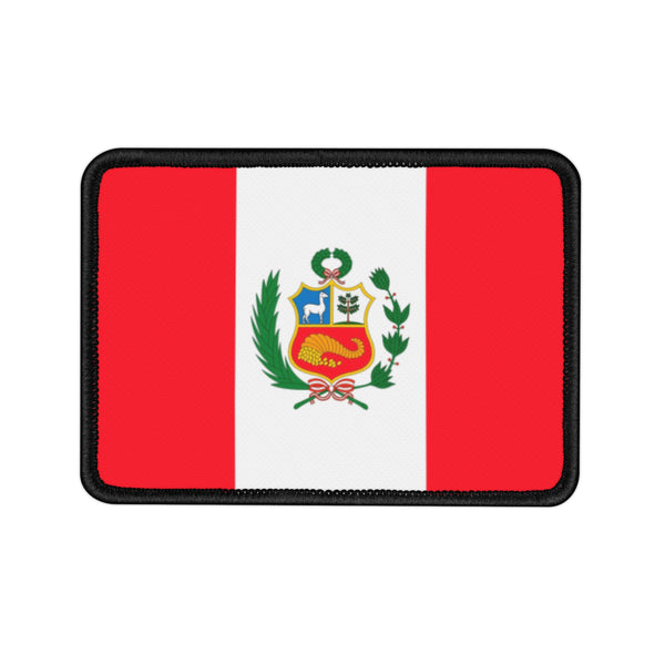 Flag Village Peru State Flag Embroidered Iron-On Patch