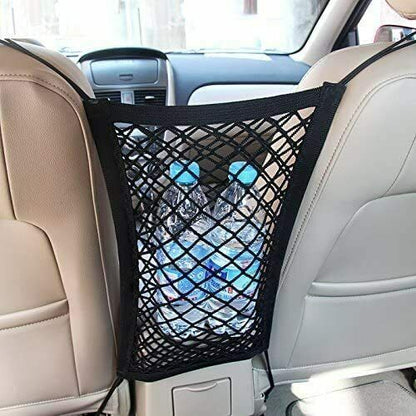 Flag Village Auto Tools Universal Car Trunk Storage Net Bag Cargo Back Seat Mesh Organizer Holder Mesh