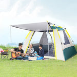 Flag Village Automatic Tent Outdoor Camping Barbecue
