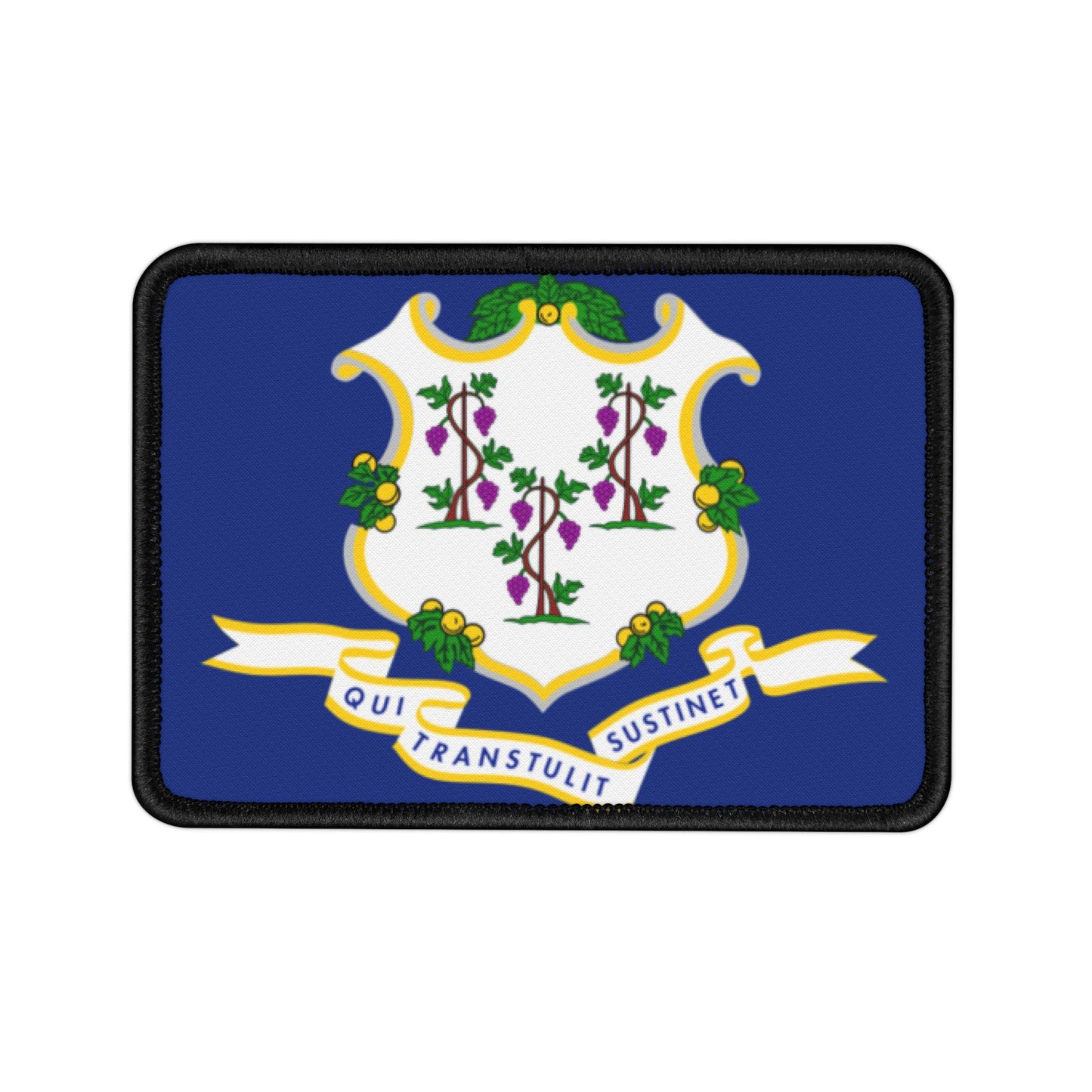 Flag Village Connecticut State Flag Embroidery Iron-On Patches