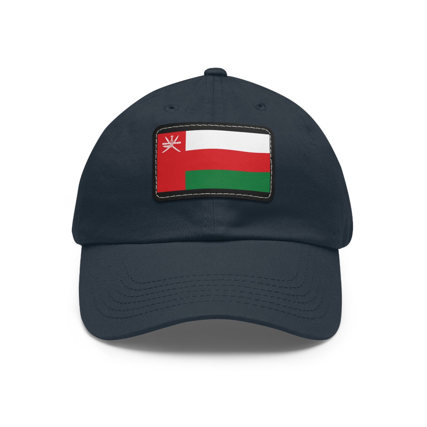 Flag Village Oman Flag Hat Cap with Leather Patch