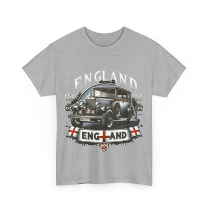 Flag Village UK Vintage Car Flag T-SHIRT Heavy Cotton Tee UK0013