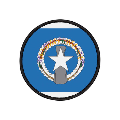 Flag Village Northern Mariana Islands Flag Embroidery Iron-On Patches