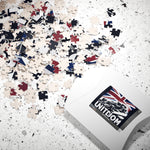 Flag Village United Kingdom Racing Car Sporting Flag Puzzle (110, 252, 520, 1014-piece) UK0004
