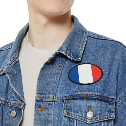 Flag Village France Flag Embroidery Iron-On Patches