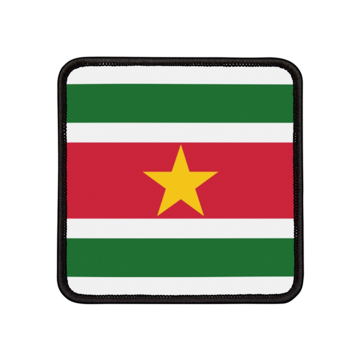 Flag Village Suriname Flag Embroidery Iron-On Patches