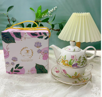 Flag Village European Ceramic Tea Set Coffee Cup Gift Box Set