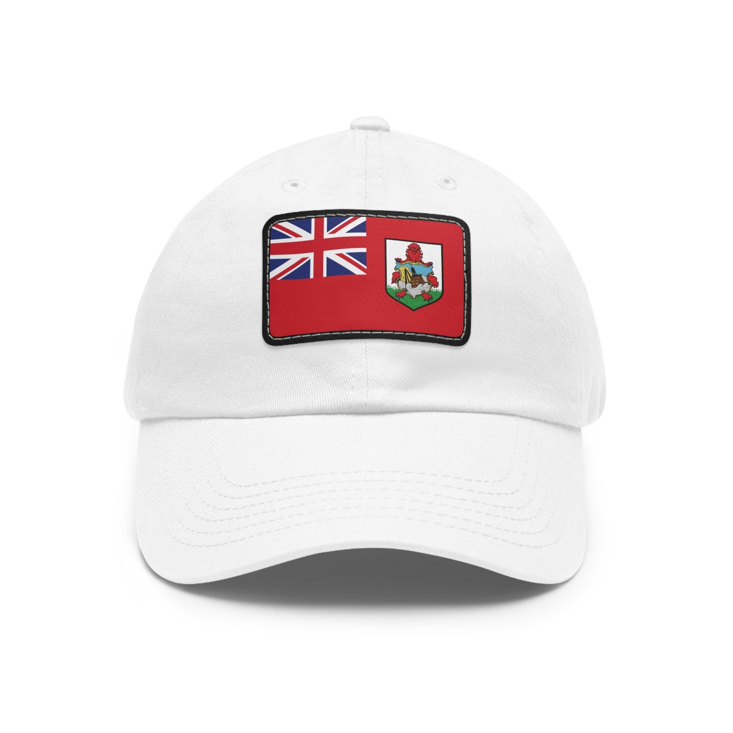 Flag Village Bermuda Flag Hat Cap with Leather Patch